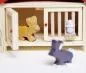 Preview: Hasenstall Kinderspielzeug | Kids bauernhof |Kaninchenstall | Holzspielzeug für Kleinkinder