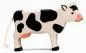 Preview: Ochse/Kuh von Holztiger stehend, schwarz-weiß
