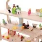 Preview: Puppenhaus schmal | Bücherregal | aus Massivholz | mit Spitzdach | 8215