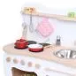 Preview: Kinderküche "Schneewittchen" | Weiß - Natur | Spielküche mit kinderfreundlichen Design