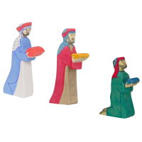Heilige drei Könige Holztiger Krippenfiguren für Krippenstall | Weihnachtskrippe | Holzkrippe