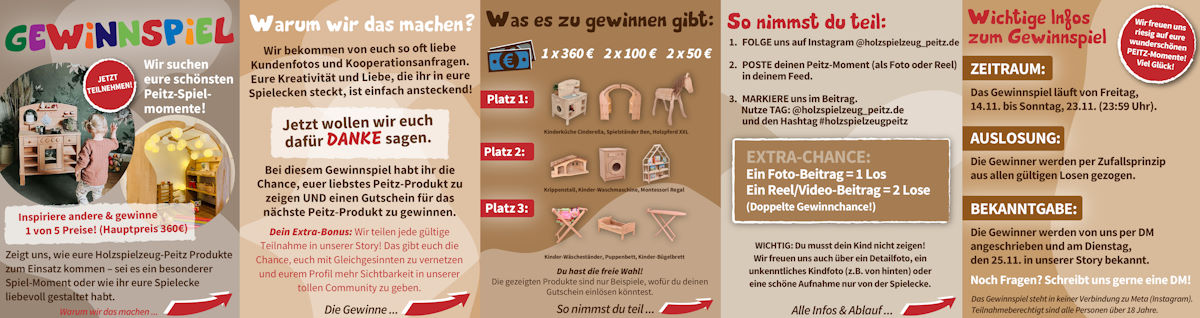 Gewinnspiel holzspielzeug