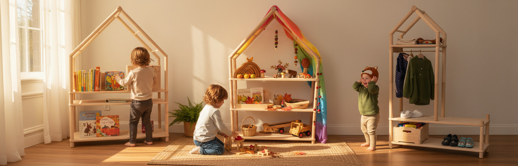 Montessori Regale für Kinder