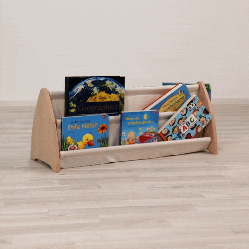 Montessori Spielregal - optional mit Kinderküche und Kaufladen Aufsatz 2 in 1
