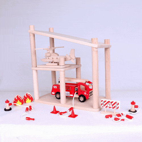 Montessori Feuerwehr Spielhaus