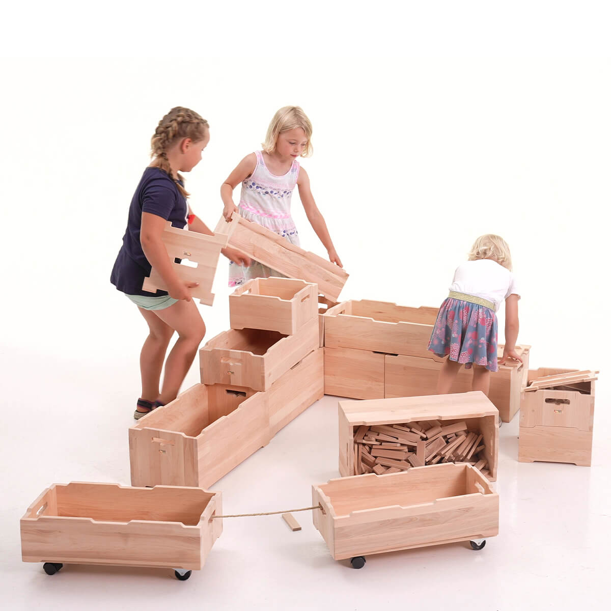 5 teiliges Aufbewahrungsbox Set mit Deckel
