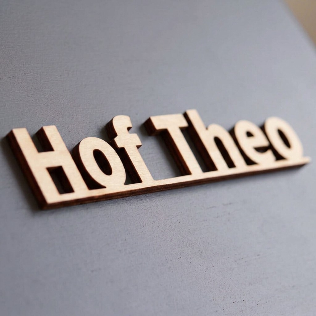 Bauernhof aus Holz personalisiert