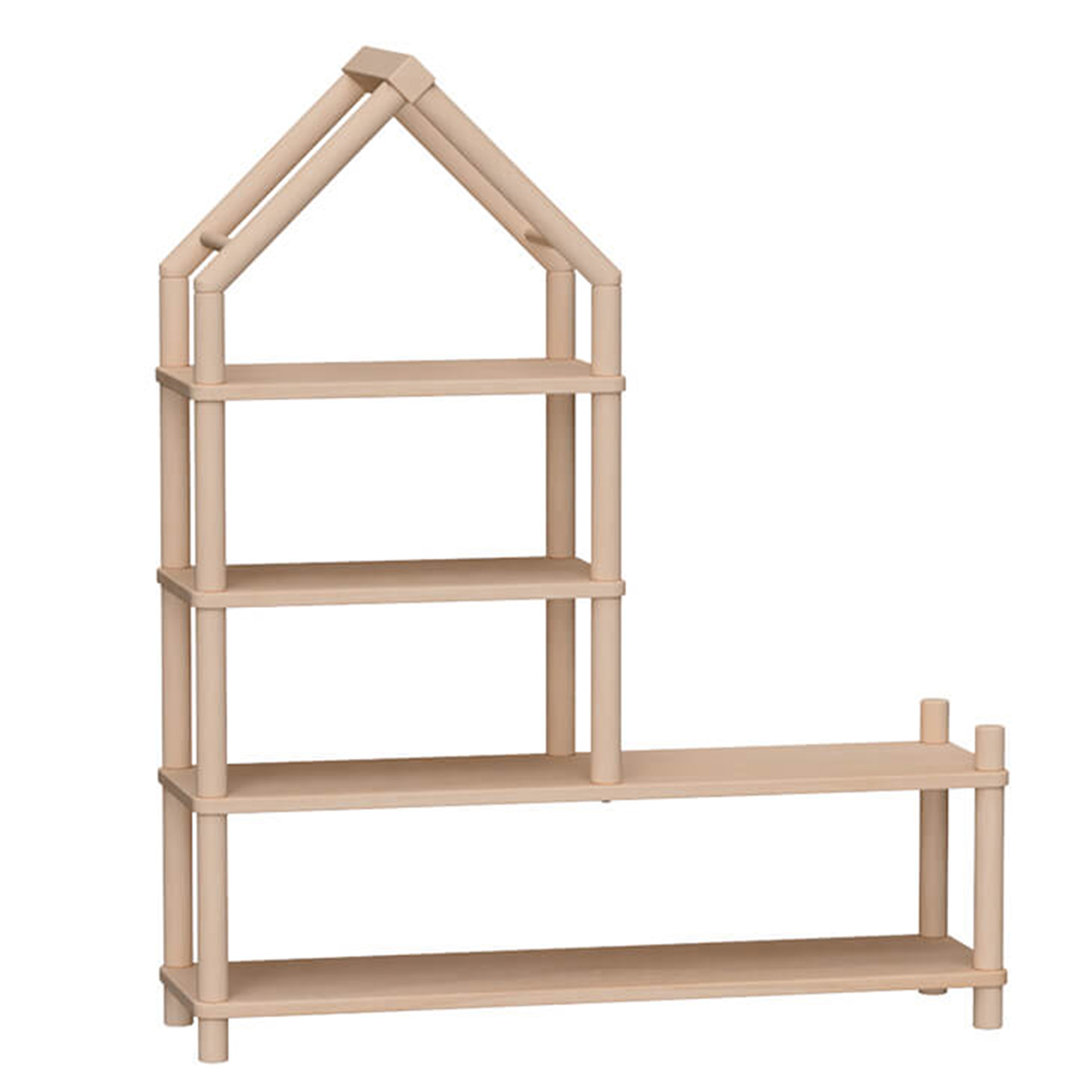 montessori schuhregal mit sitzbank für kinder