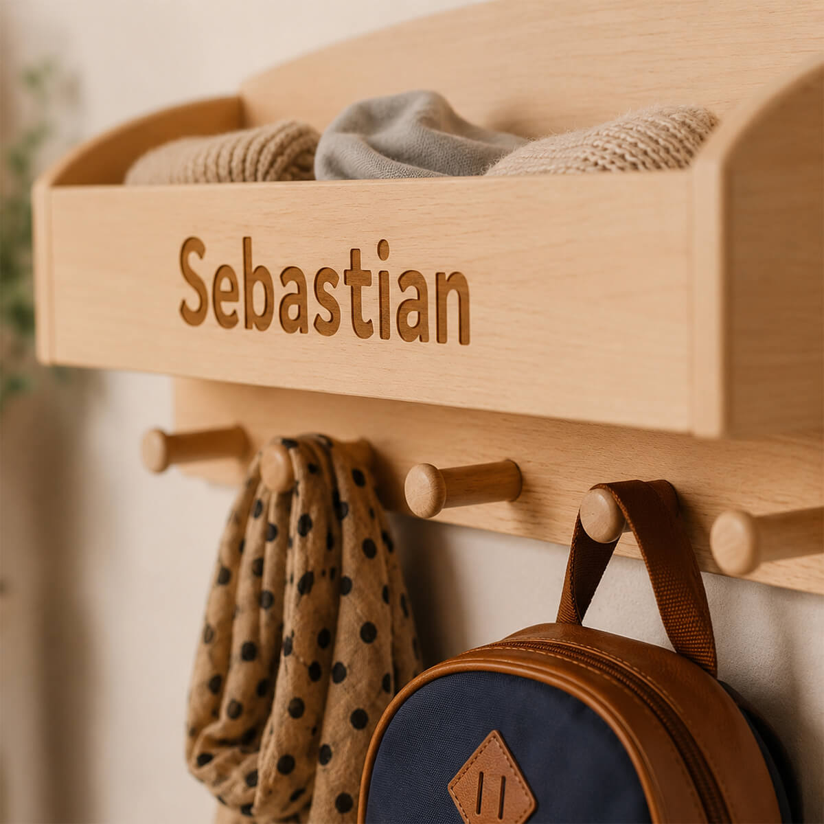 Personalisierte Kindergarderobe VERONA - Beschriftung für Tagespflege