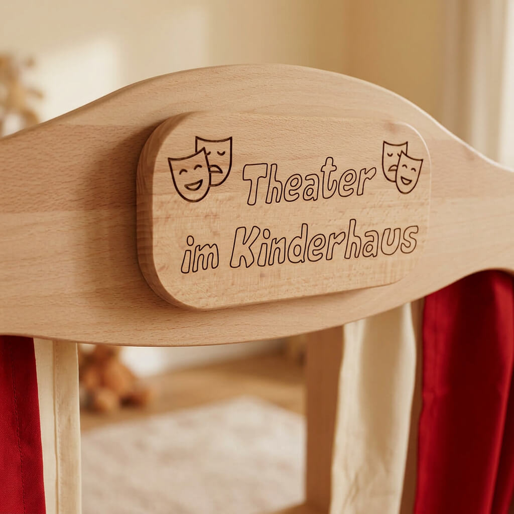 Kasperletheater - Personalisierbar per Laser Gravur