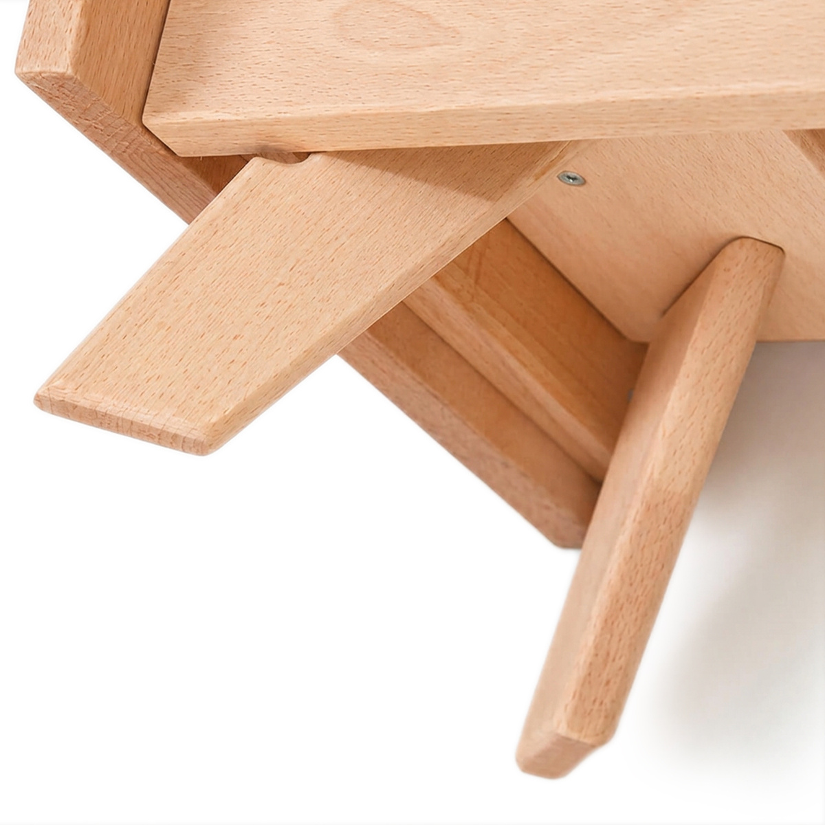 Kinderküche Füße Holz aus massivem Buchenholz