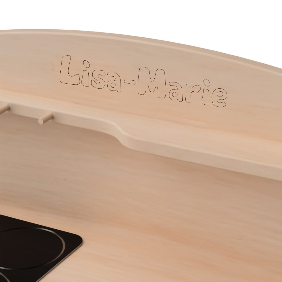 Tischküche personalisiert per Laser Gravur