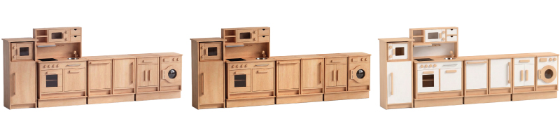 Kinder Küchenzeile bestehend aus 8 Teilen