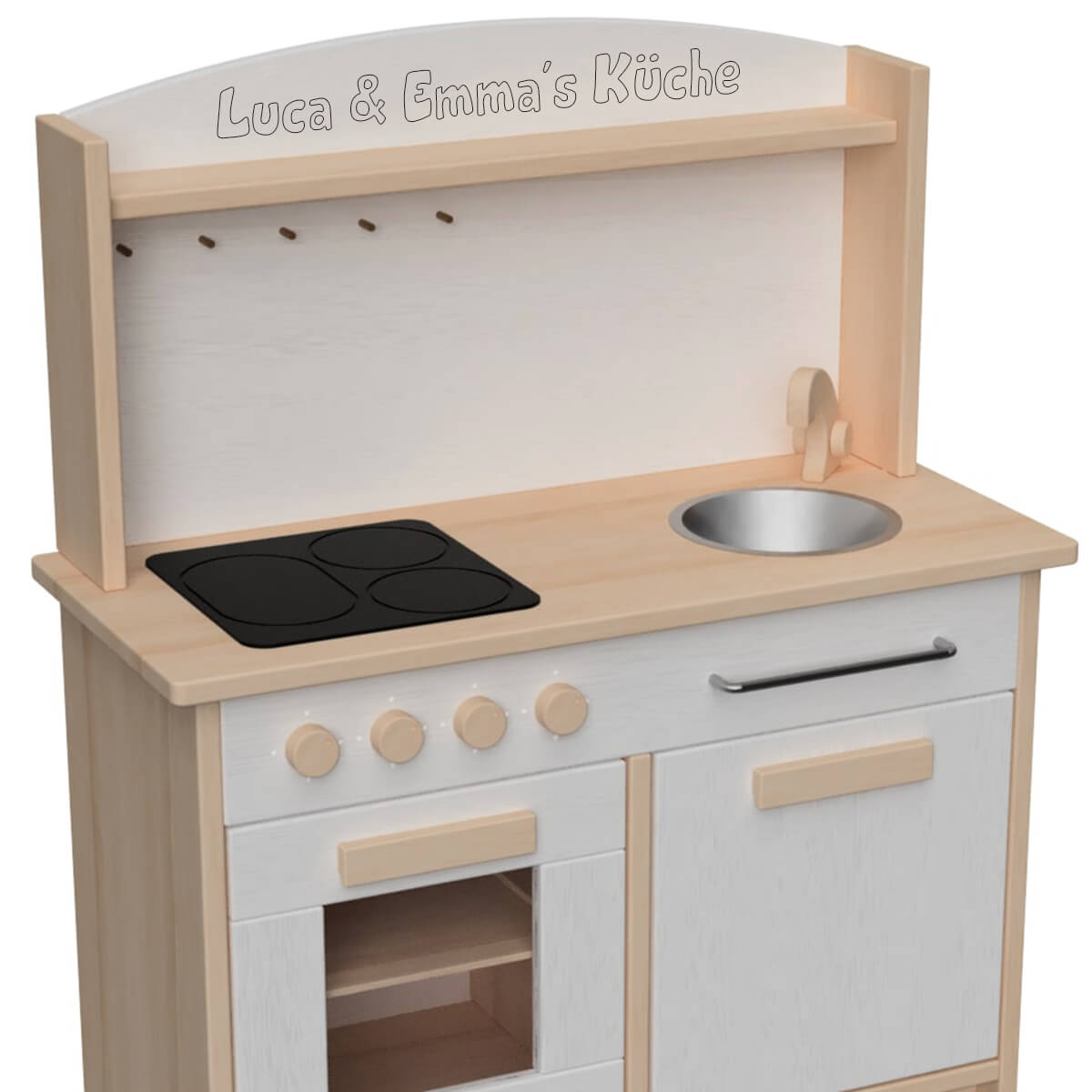 Rapunzel Kinderküche weiß mit Personalisierung