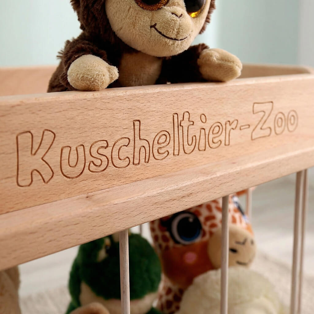 Kuscheltier Zoo personalisiert