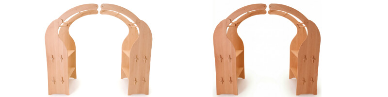 Spielhaus Natur vs. Geölt