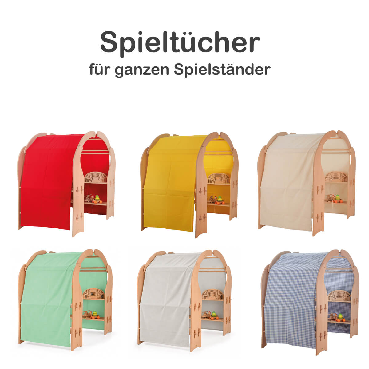 Spieltücher für den ganzen Spielständer - In verschiedenen Farben