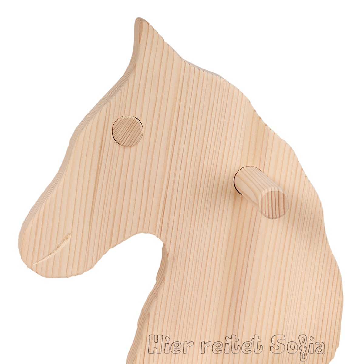 Steckenpferd - Personalisierbar per Laser Gravur