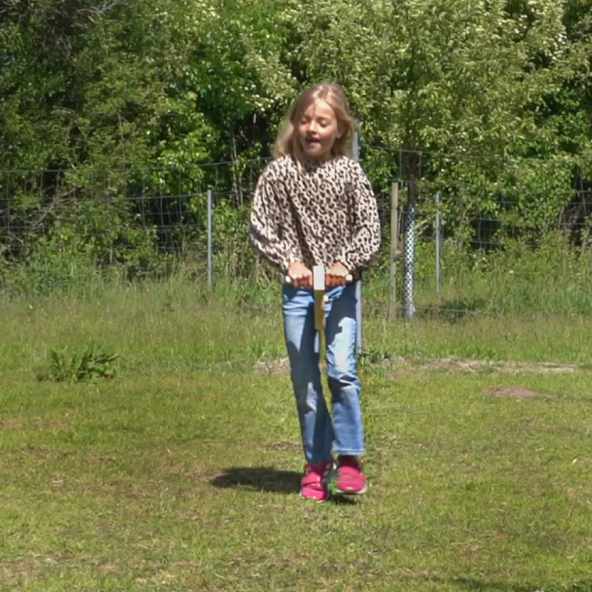 Hobby Horse aus Fichtenholz zum Bemalen ohne Rollen