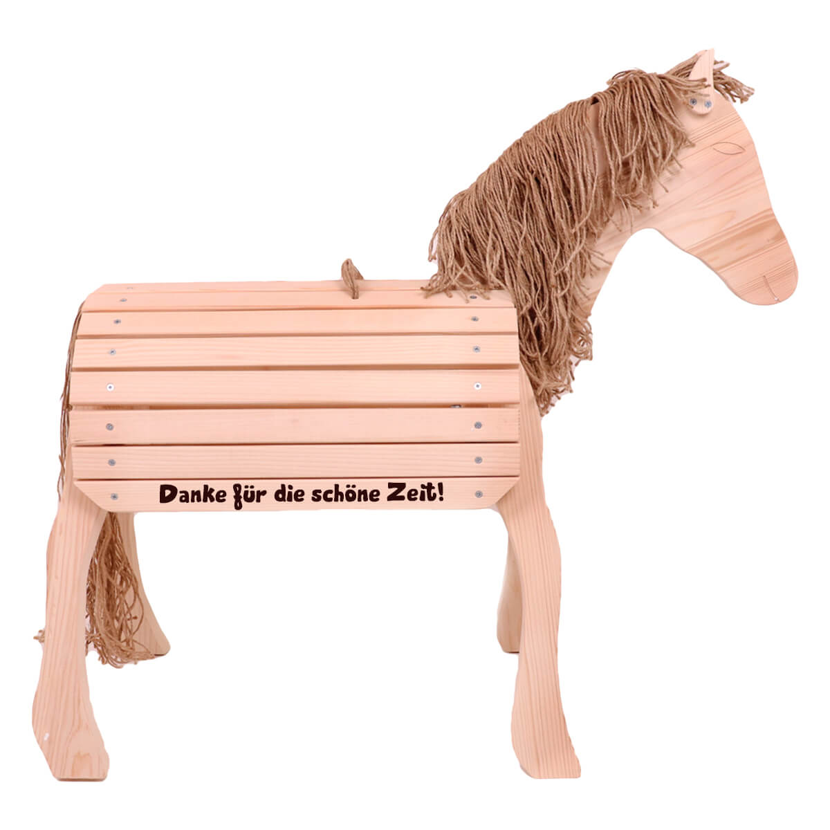 Kita-Abschiedsgeschenk mit Personalisierung - Holzpferd