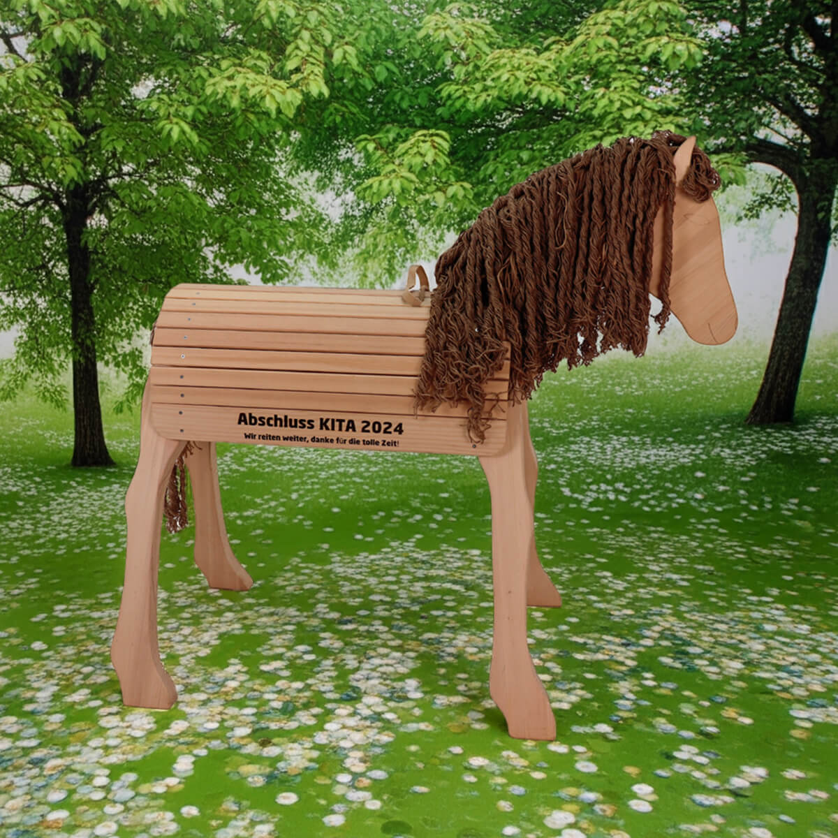Sisal Mähne und Schweif für Holzpferd