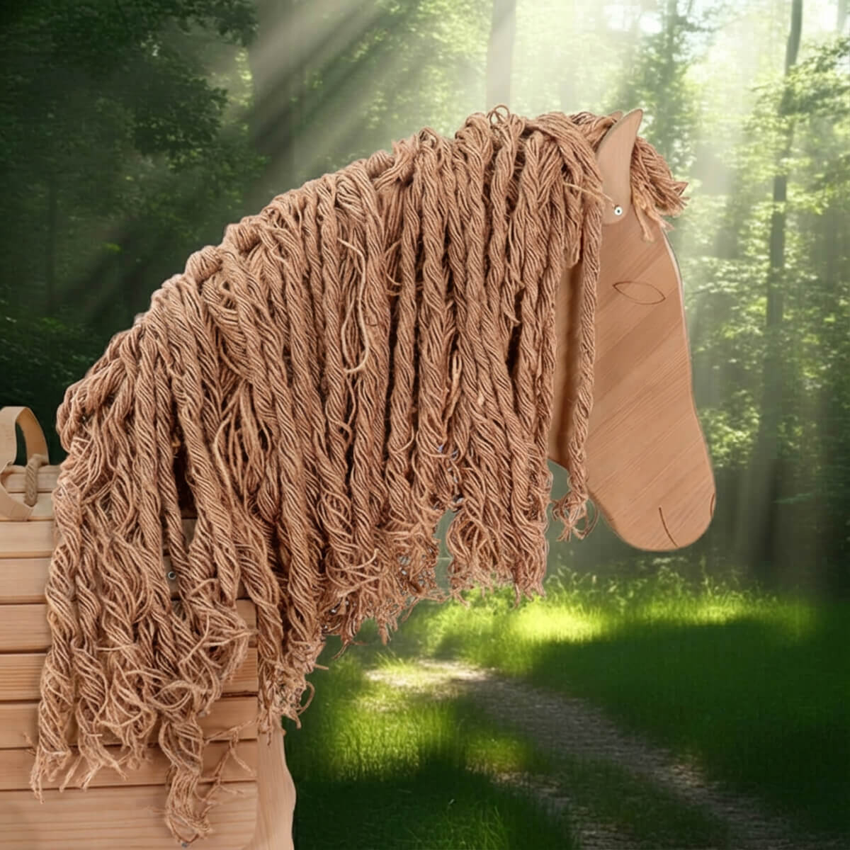 Ersatz-Mähne für Holzpferd