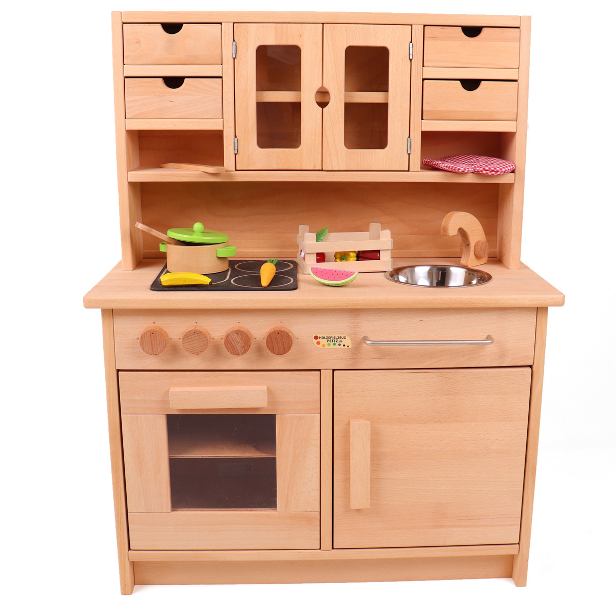 Kinderküche Hänsel aus Buchen-Holz | Spielküche | Holzküche