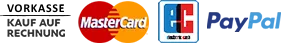 Zahlungsmöglichkeiten Vorkasse Mastercard EC Zahlung PayPal