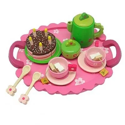 Tee Set Teeservice - pädogogisch wertvolles spielen - ökologisches Spielzeug kind - kreatives Holzspielzeug - Tee-Service - Kind Naturspielzeug
