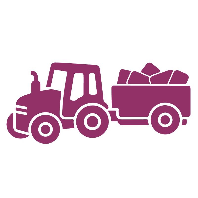 Bauernhof-Fahrzeuge - Spielzeug-Traktor - Massivholz - hochwertiges Kinderspielzeug