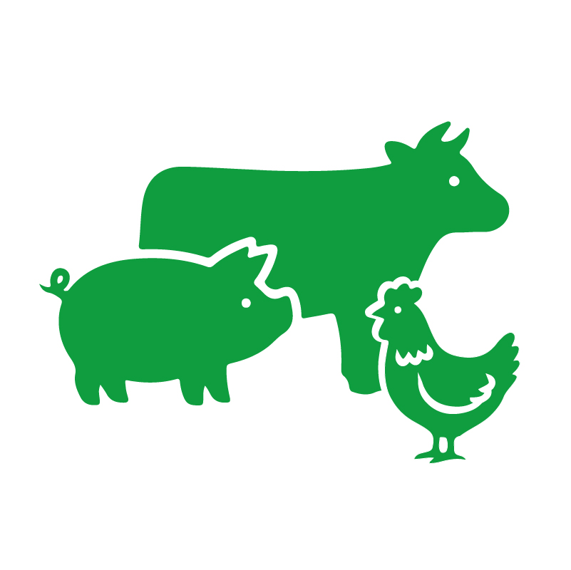 Bauernhof Tiere pädogogisch wertvolle Spielsachen - vielfältig verwendbare Holz-Tiere