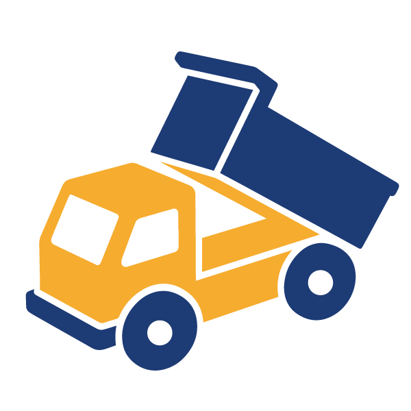 baustellenfahrzeug und Kipplaster aus Holz - Pädagogisch wertvolles Spielzeug - realitätsnahes Spielzeug - Natur-Holzspielzeug Bagger