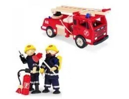 ökologisches Spielzeug - hochwertiges Holzspielzeug Feuerwehrauto