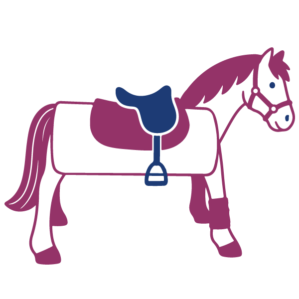 Voltigeierpferd Holzpferd