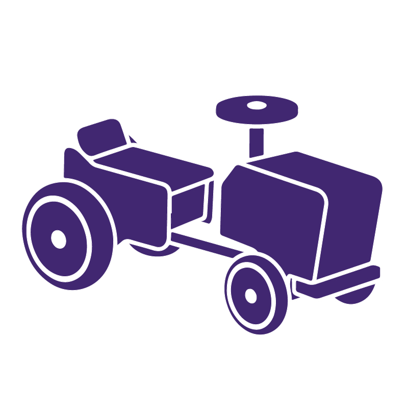 Lauflernrad natur rot kinder