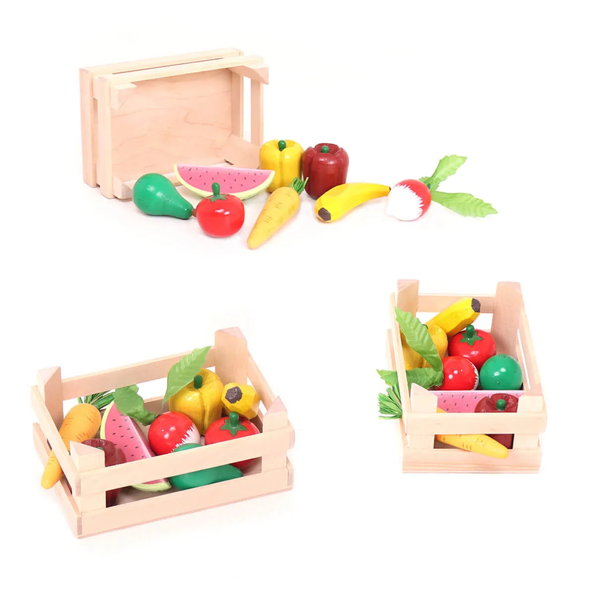 Kaufladen Zubehör - Obst & Gemüse - Spiellebensmittel