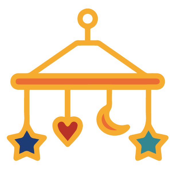 Mobile für Kleinkinder - pädogogisch wertvolles Spielzeug - hochwertiges Holzspielzeug - kreatives Spielzeug - Originelle Geburtstaggeschenke