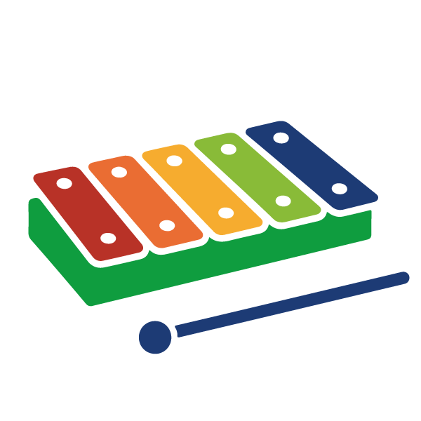 Musikspielzeug - musikalische Früherziehung - Natur-Holzspielzeug - Kleinkind - Baby-Spielzeug - ökologisches Spielzeug
