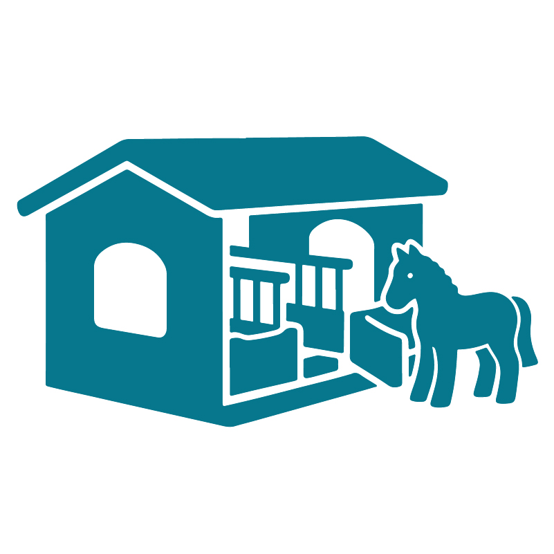 pferdestall-reiterhof Kinder-Bauernhof öko Holzspielzeug natur