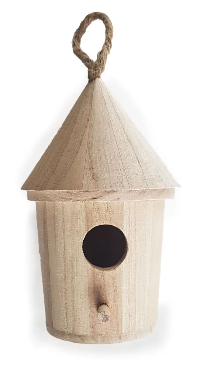 farbenfrohe Vogelhäuser - gutes Holzspielzeug - stabil und wetterfest - robust und individuell aufstellbar