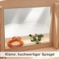 Preview: Hochwertiger Spiegel im Kinder Schminktisch im Detail