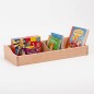 Preview: Holz Kaufladen Einsatz als vielseitige Aufbewahrung für Kinderbücher und Spielmaterial