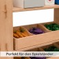 Preview: Holz Kaufladen Einsatz passt exakt in den Spielständer und schafft zusätzlichen Stauraum