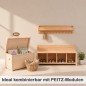 Preview: Kinder Sitzbank mit 4 Fächern ideal kombinierbar mit PEITZ-Modulen und passendem Zubehör.