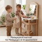 Preview: Zwei Kinder nutzen Montessori Waschtisch NERI gemeinsam und lernen pädagogisch wertvolle Pflegeroutinen