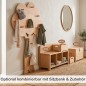 Preview: Baum Garderobe Kinder mit passendem Zubehör für mehr Ordnung im Kinderflur