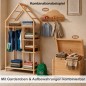 Preview: Montessori Kleiderschrank mit passender Garderobe und Aufbewahrung kombinierbar