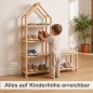 Preview: Schuhregal Kinder auf Kinderhöhe – Schuhe und Ablagen sind leicht selbst erreichbar