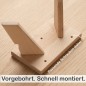 Preview: Vorgebohrte Kinderküche Füße für eine einfache Montage