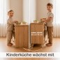 Preview: Kinderküche wächst mit dem Kind dank 8 cm Skandi Sockelfüßen